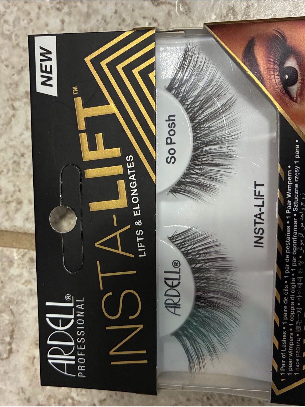 Ardell Insta-Lift So Posh False Eyelashes - Black